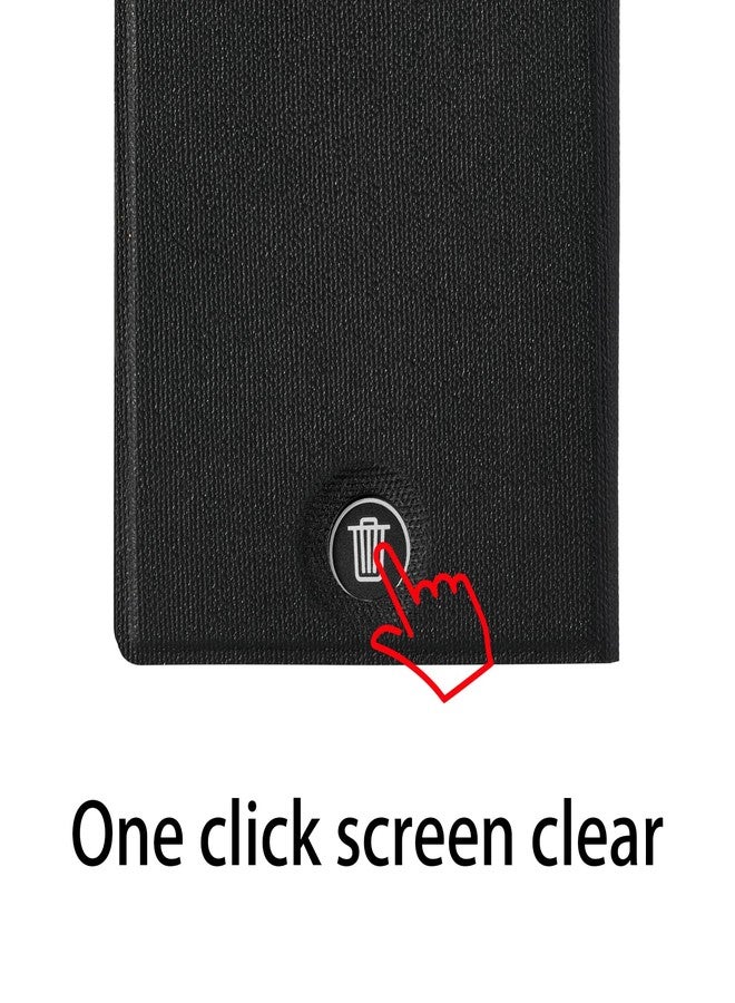 Amoretti Sonnet Mini LCD Writing Tablet Updated, 6.5in Erasable Reusable Electronic Drawing Pads, Electronic scratchpad, Hanging Pens with Leather Case - Image 5